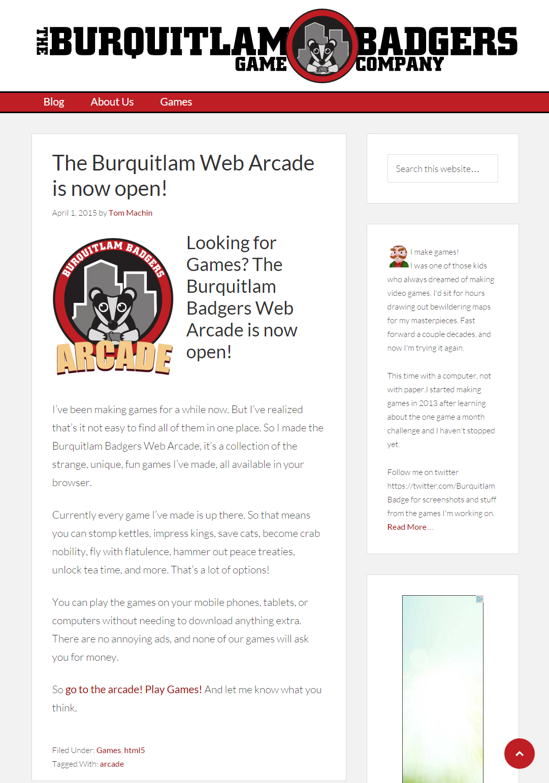 The Burquitlam Badgers Site